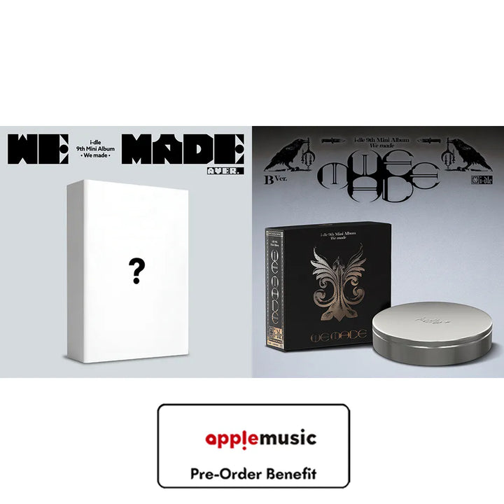 [Pre-Order] I-DLE - 9th Mini Album [We made] (A Ver. + B Ver.) + Pre-Order Benefit (Choose Version)