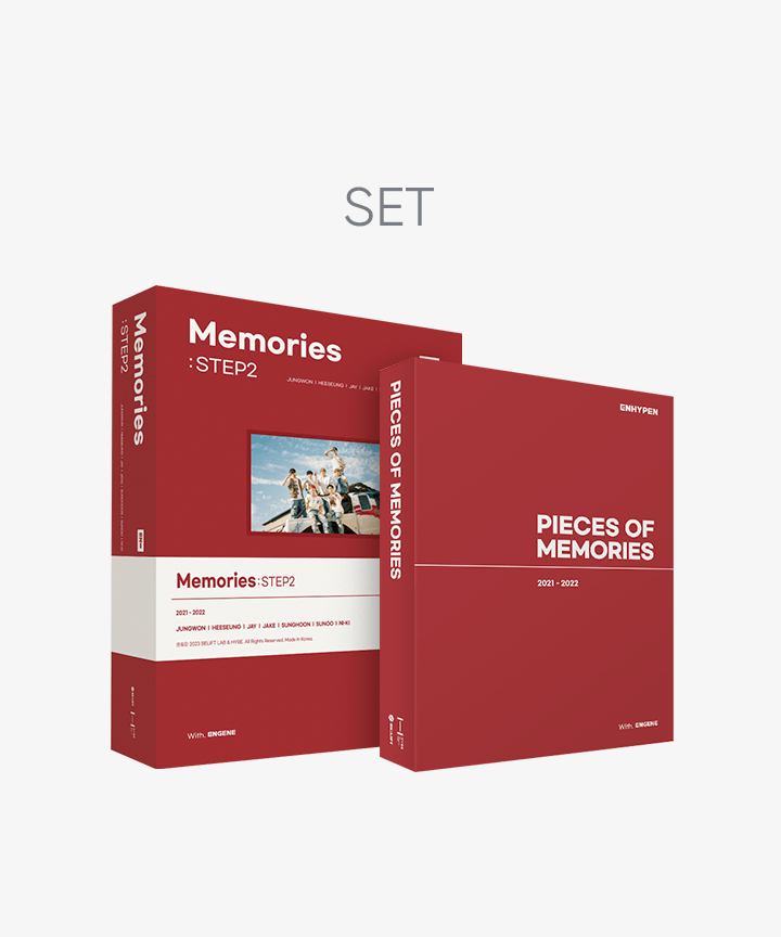 [In Stock MD] ENHYPEN - Memories : STEP 2 DIGITAL CODE + PIECES OF MEMORIES [2021-2022] SET