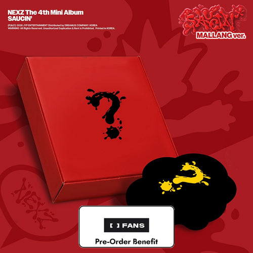 [Pre-Order] NEXZ - 4th Mini Album [SAUCIN] (MALLANG Ver.) + Pre-Order Benefit (Choose Version)