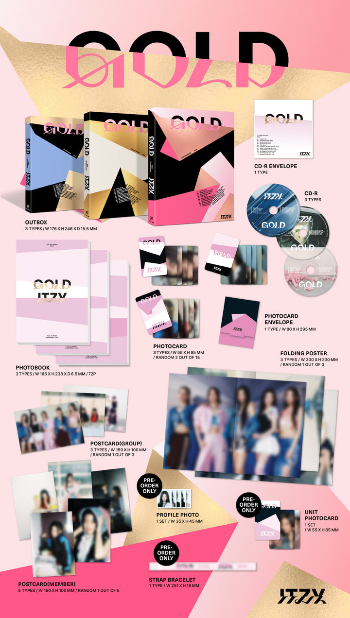 [SOLD OUT] 있지 (ITZY) - [GOLD] STANDARD VER.
