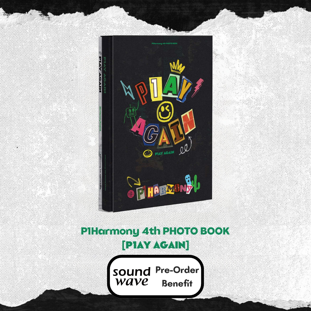 P1Harmony - 4th PhotoBook "P1AY AGAIN" + Special Gift - HALLYUSUPERSTORE