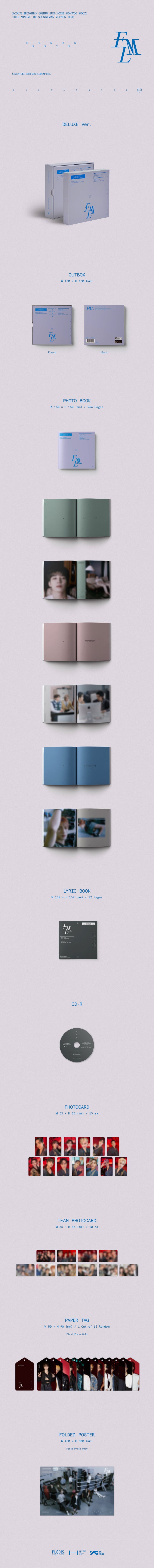 [SOLD OUT] 세븐틴 - 미니앨범 10집 [FML] (Deluxe Ver.)