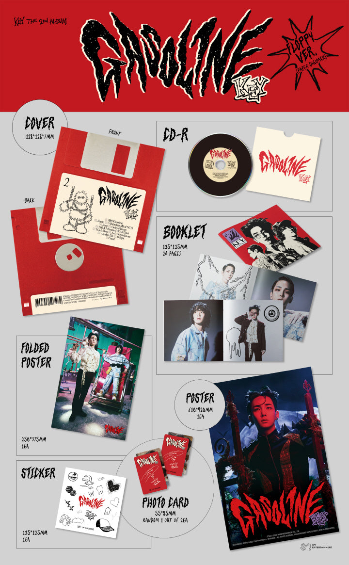 [SOLD OUT] 키 (Key) - 2집 [Gasoline] Floppy Ver.