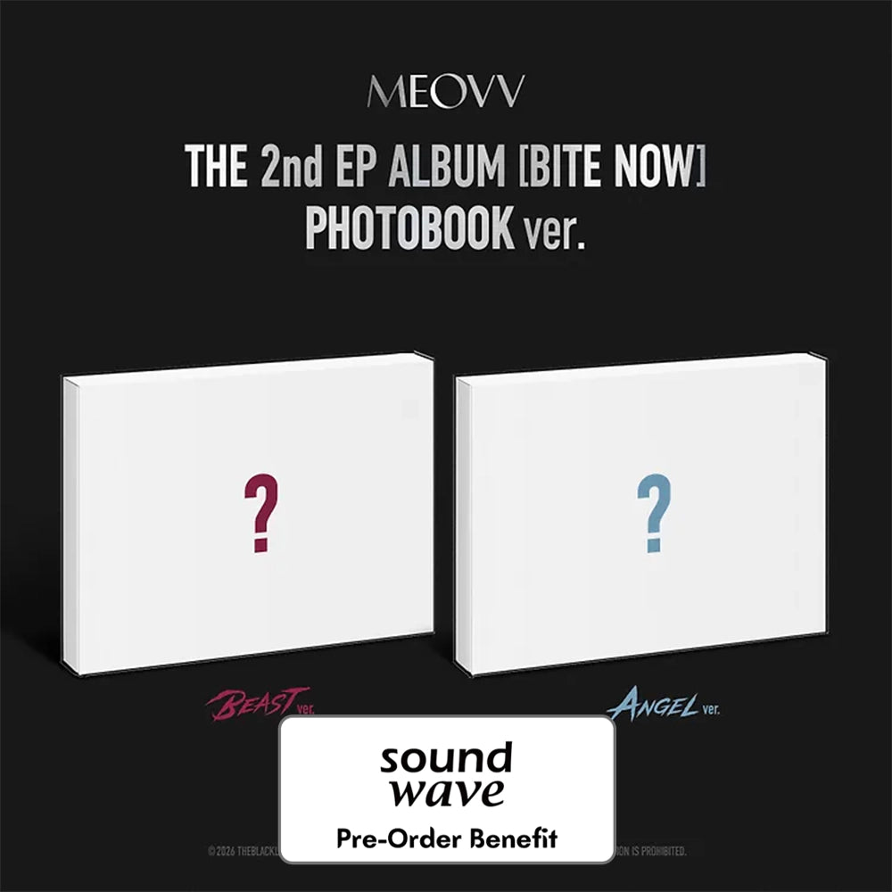 [PRE-ORDER] MEOVV - 2nd EP ALBUM "BITE NOW"(PHOTOBOOK ver.)+Pre-OrderBenefit (Choose Version)