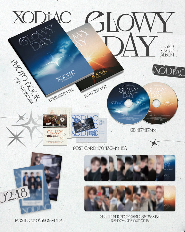 [B2B] XODIAC - 3rd Single Album [GLOWY DAY] / 소디엑 (XODIAC) - 싱글 3집 [GLOWY DAY]