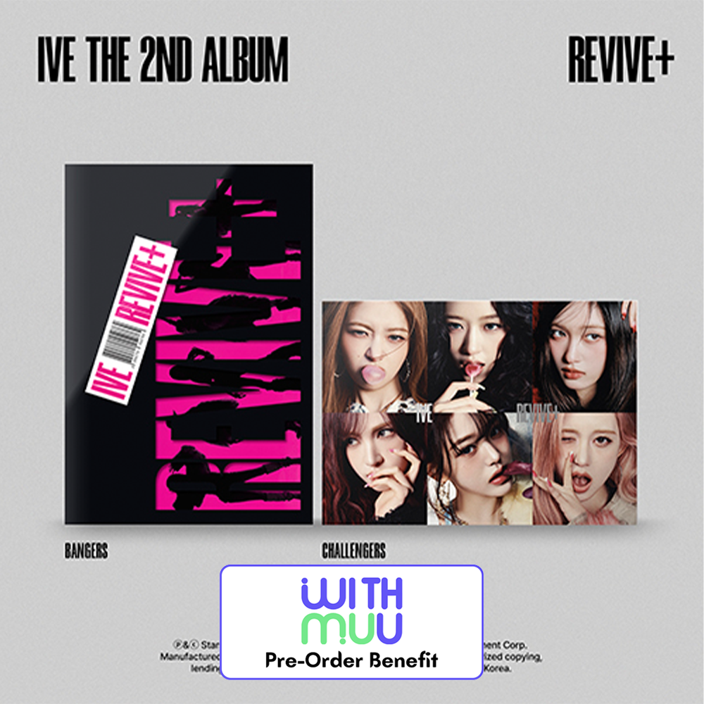 [Pre-Order] IVE - IVE THE 2ND ALBUM REVIVE+ (BANGERS ver./ CHALLENGERS ver.)+Pre-Order Benefit (Choose Ver.)