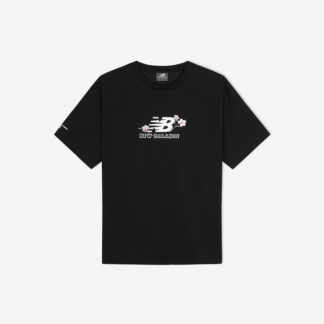 ** IU - New Balance Logo Short Sleeve T-shirt (SEMI OVER FIT)