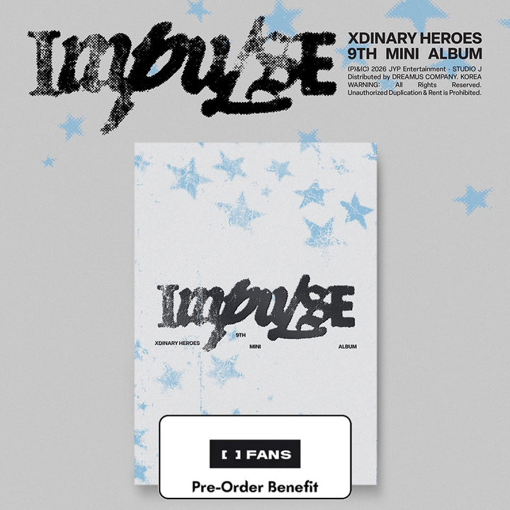 [Pre-Order] Xdinary Heroes - 9th Mini Album [IMPULSE] (POSTCARD BOOK Ver.) + Pre-Order Benefit (Choose Version)