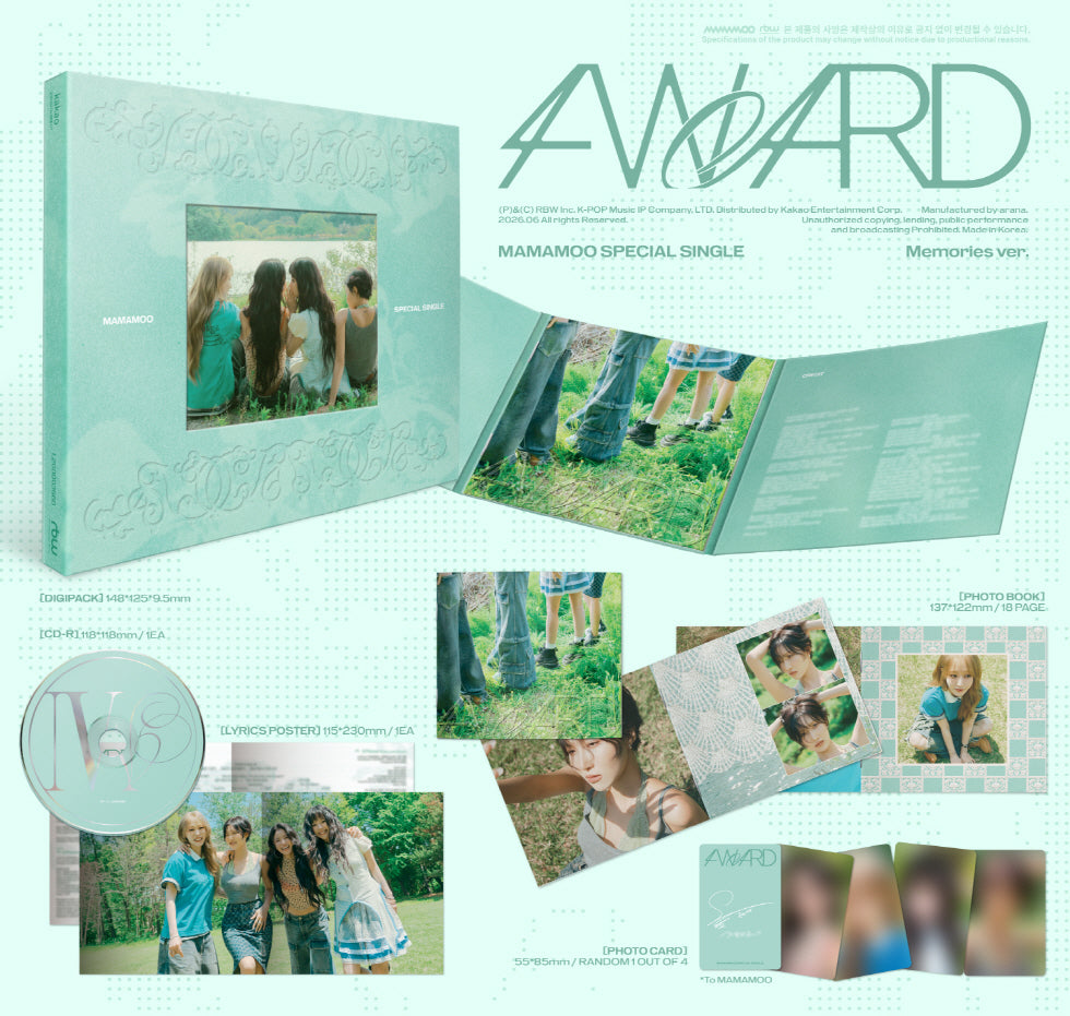 [B2B] Mamamoo - Special Single [4WARD] (Random Ver.) / [쇼핑몰] 마마무 (Mamamoo) - Special Single [4WARD] 랜덤