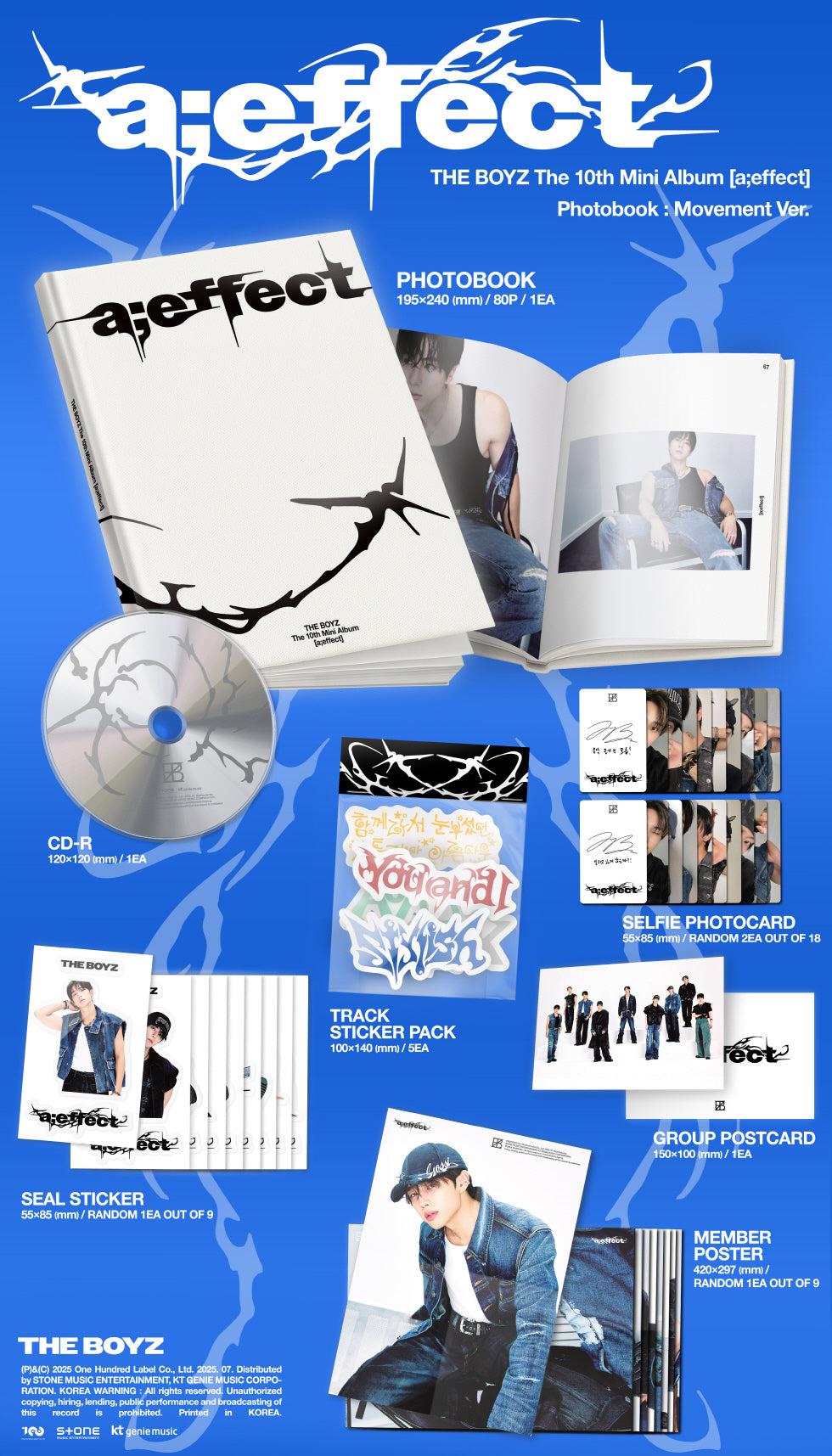 [B2B] THE BOYZ - Mini Album Vol. 10 [a;effect] / 더보이즈 (THE BOYZ) - 미니 10집 [a;effect]