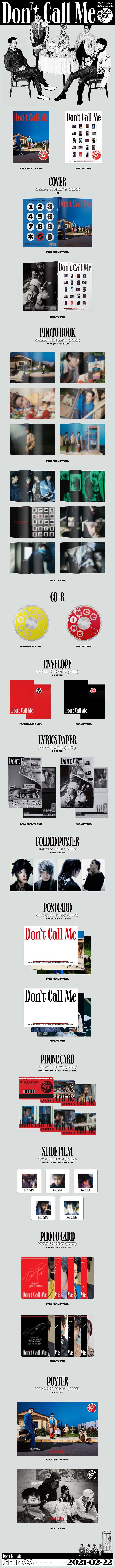 [SOLD OUT] 샤이니 (SHINee) - 7집 DON’T CALL ME (PHOTOBOOK VER.)