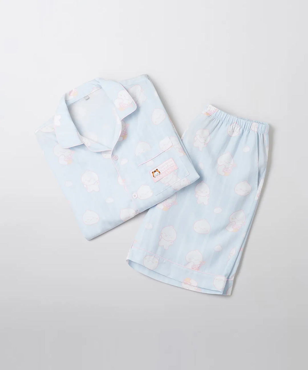 **[Pre-Order] SPAO & MONMUNGCHI X & MUSINSA 25SS SUMMER NIGHT COLLECTION [Short-sleeved pajamas]