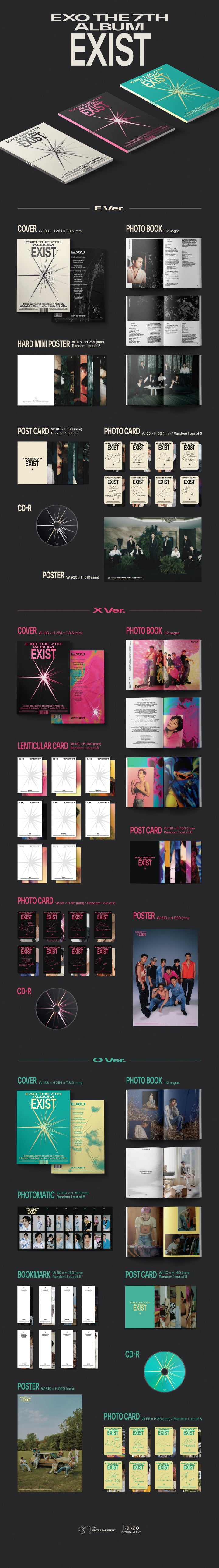 [B2B] EXO - Vol. 7 [EXIST] (Photo Book Ver.) / 엑소 (EXO) - 정규 7집 [EXIST] (Photo Book Ver.)