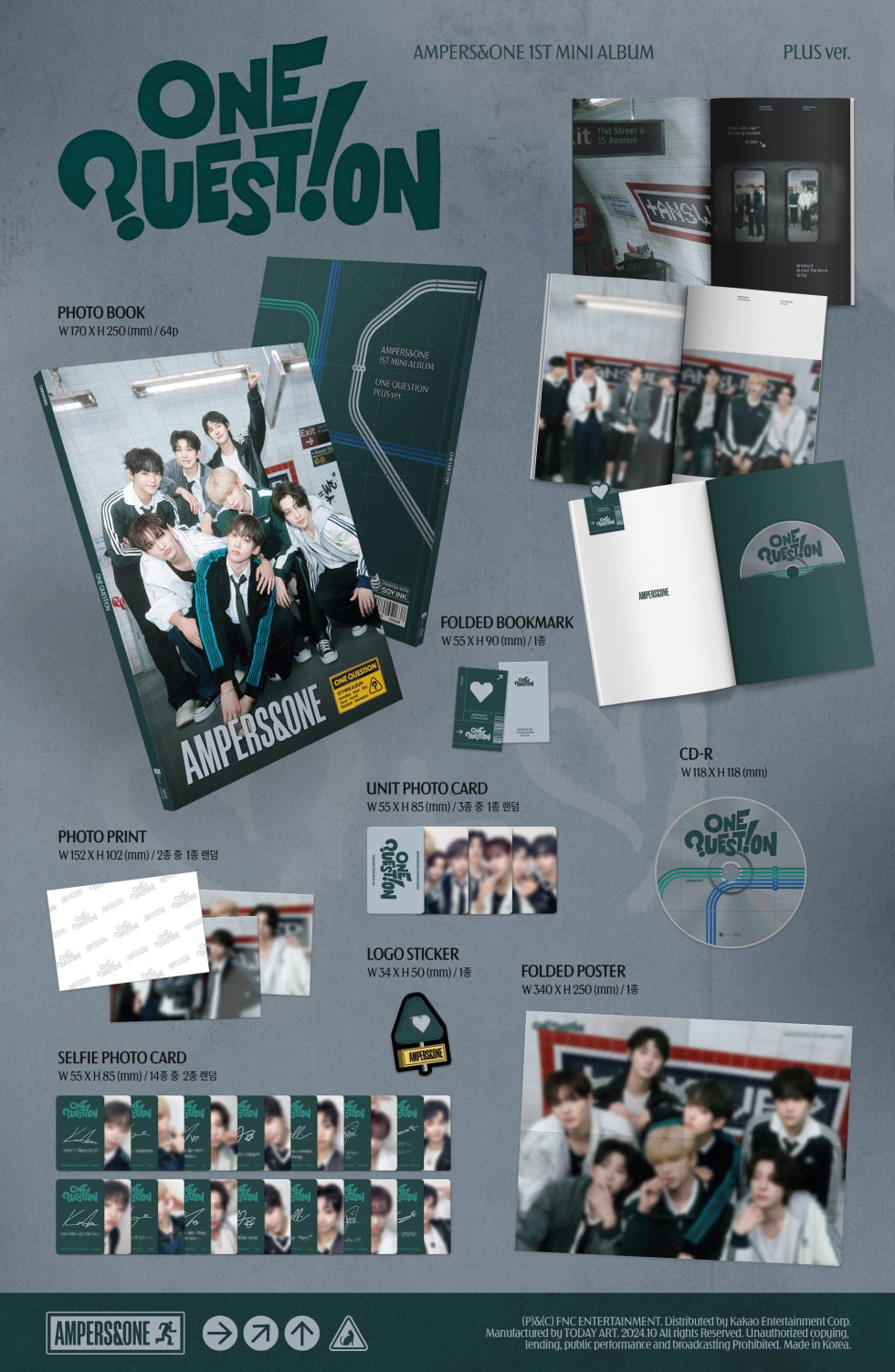 [SOLD OUT] 앰퍼샌드원 (AMPERS&amp;ONE) - 미니 1집 [ONE QUESTION]