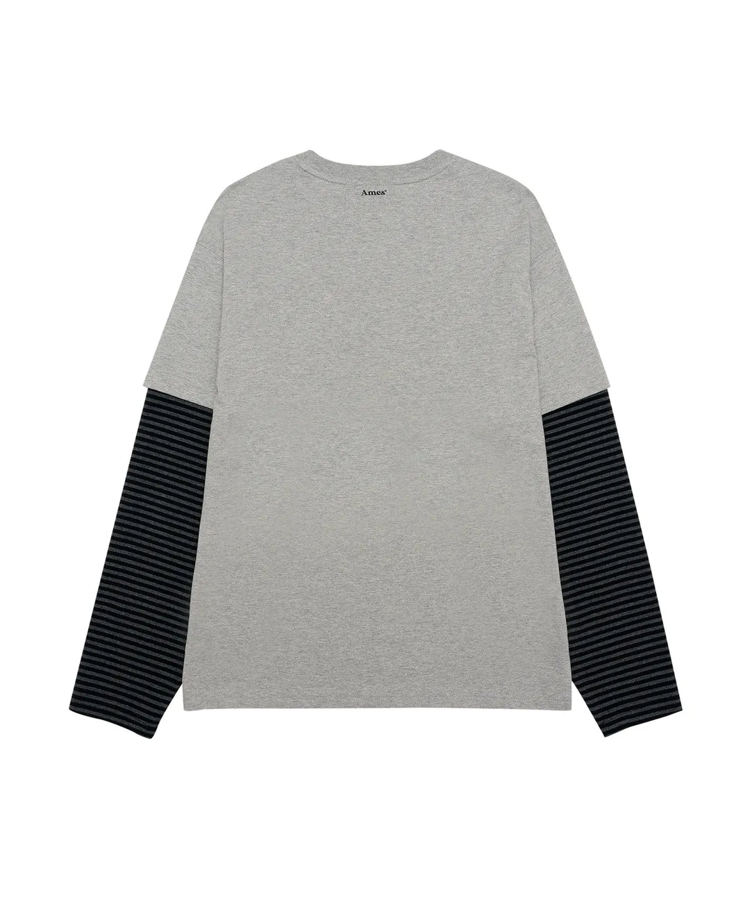 **QWER -Ames-Worldwide QWER NUMBERING LAYERED LS TEE GREY