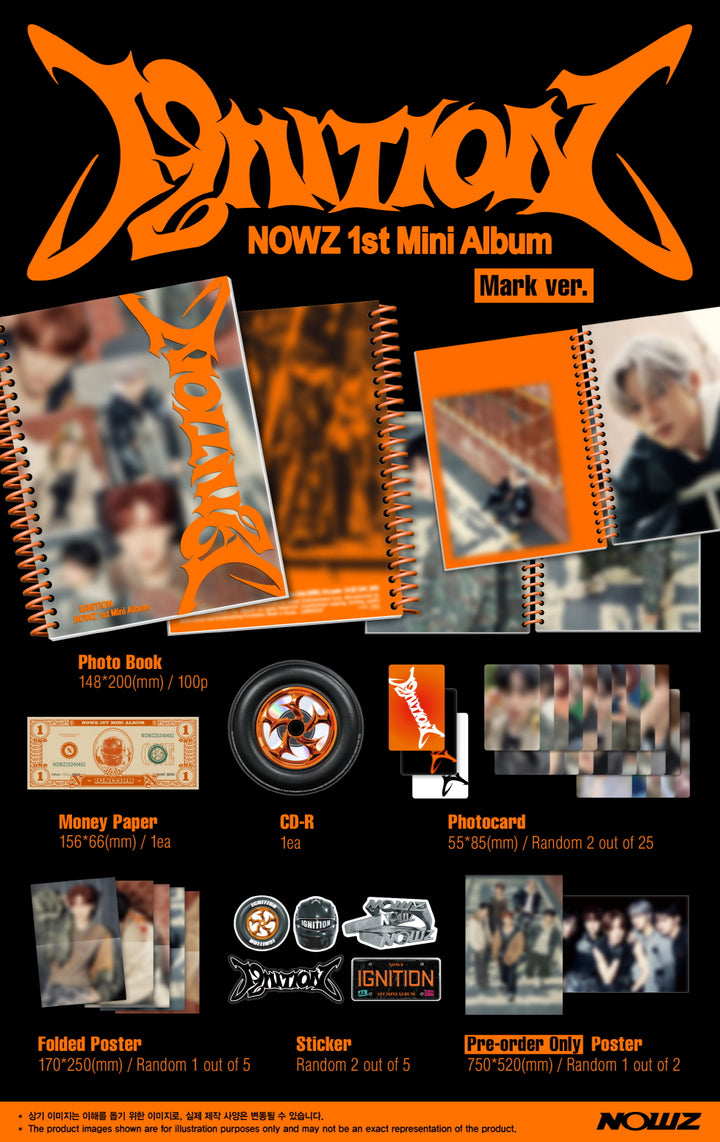 [B2B] NOWZ (나우즈) - 1st Mini Album [IGNITION] / NOWZ (나우즈) - 1st Mini Album [IGNITION]