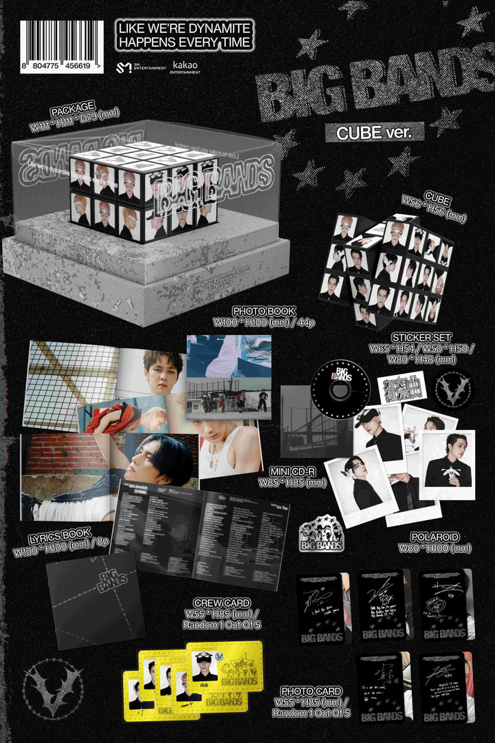 [SOLD OUT] [도매] 웨이션브이 (WayV) - 미니 7집 [BIG BANDS] (CUBE Ver.)