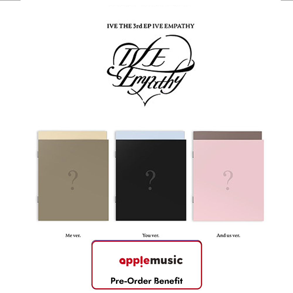 [Pre-Order] IVE - 3rd Ep"IVE EMPATHY"+ Pre-Order Benefit [Standard] (Random/Set)