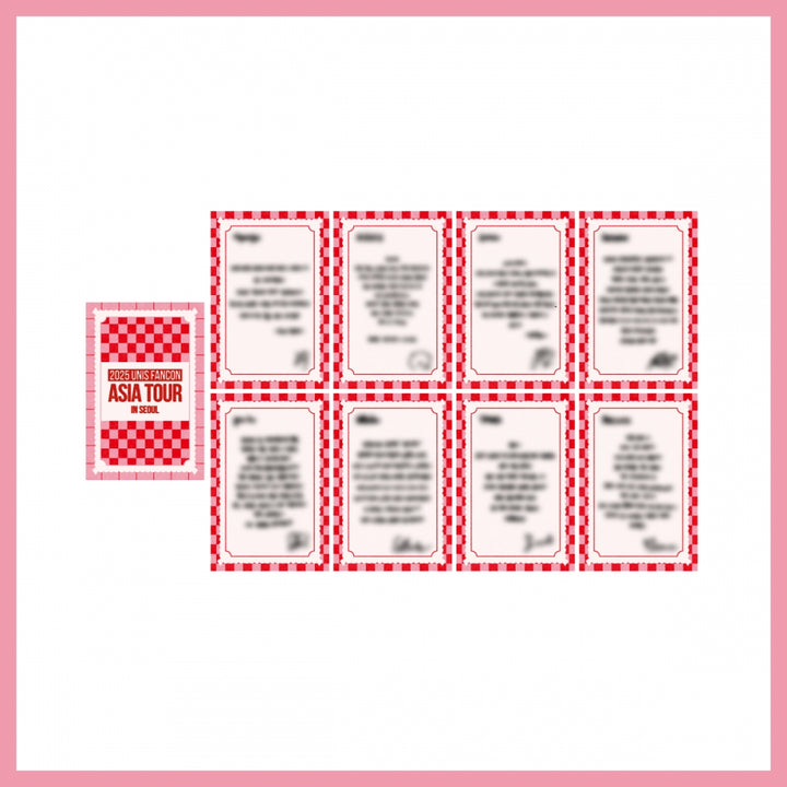 ** UNIS - 2025 UNIS FANCON ASIA TOUR IN SEOUL OFFICIAL MD