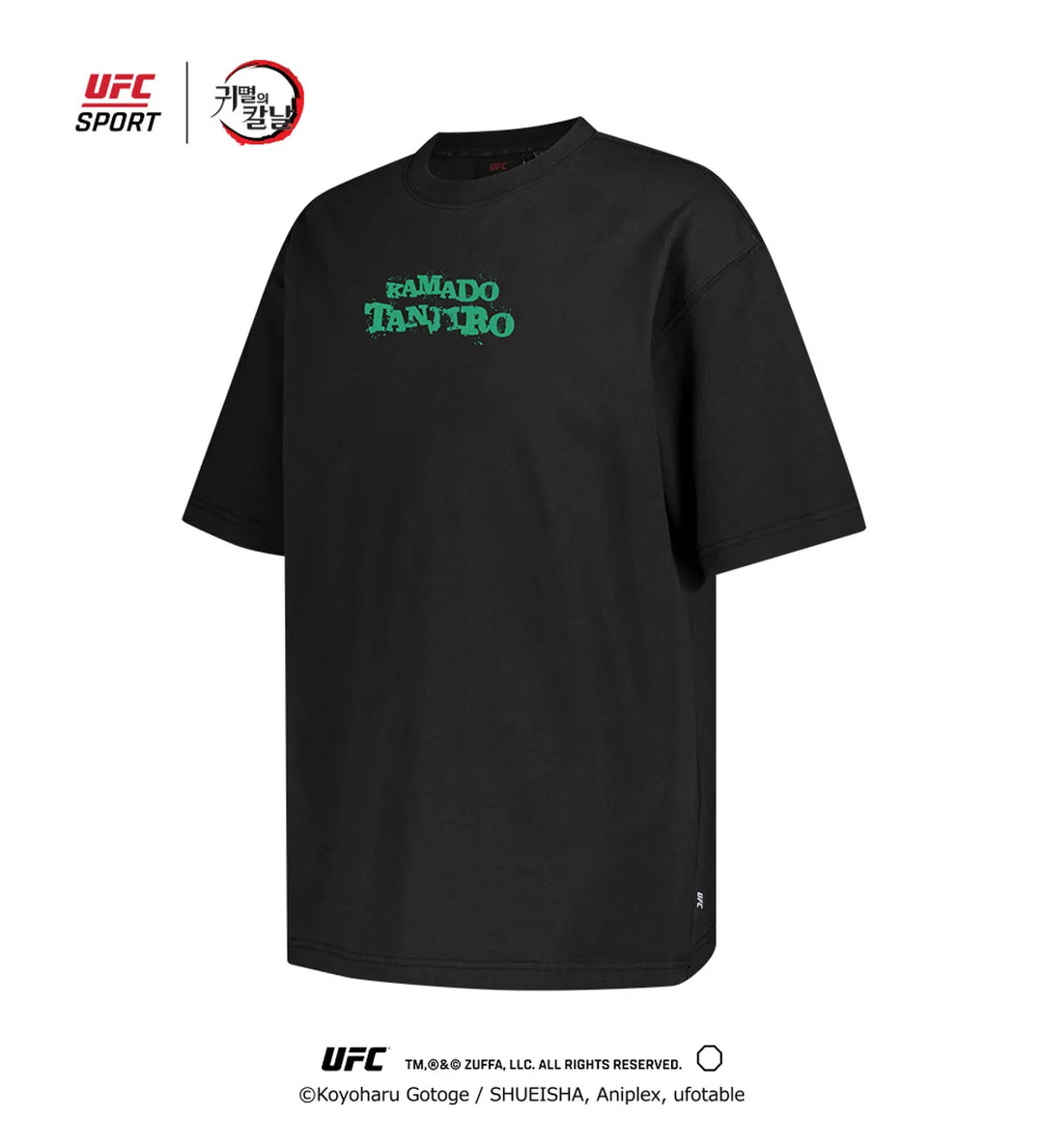 Demon Slayer: Kimetsu no Yaiba - Tanjiro Relaxed Fit Short-Sleeved T-Shirt Black