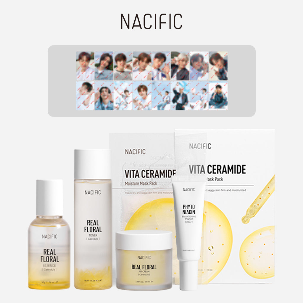 Ateez X Nacific - Summer Vibe (Premium Set, Skin Care Set) - HALLYUSUPERSTORE