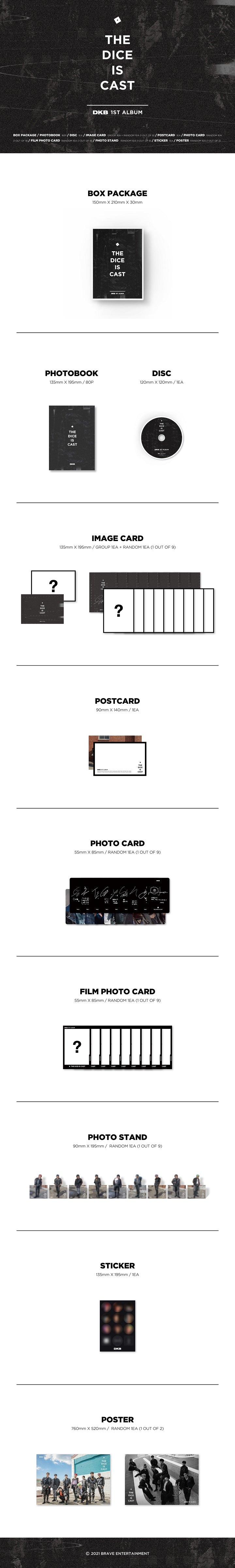 [SOLD OUT] 다크비 (DKB) - THE DICE IS CAST