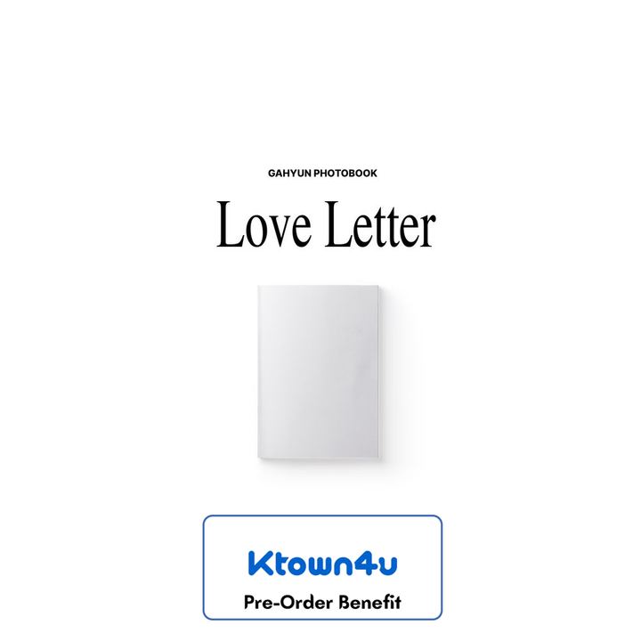 **[Pre-Order] GAHYUN (of Dreamcatcher) - PHOTOBOOK  'Love Letter' + Soundwave Special Gift Event