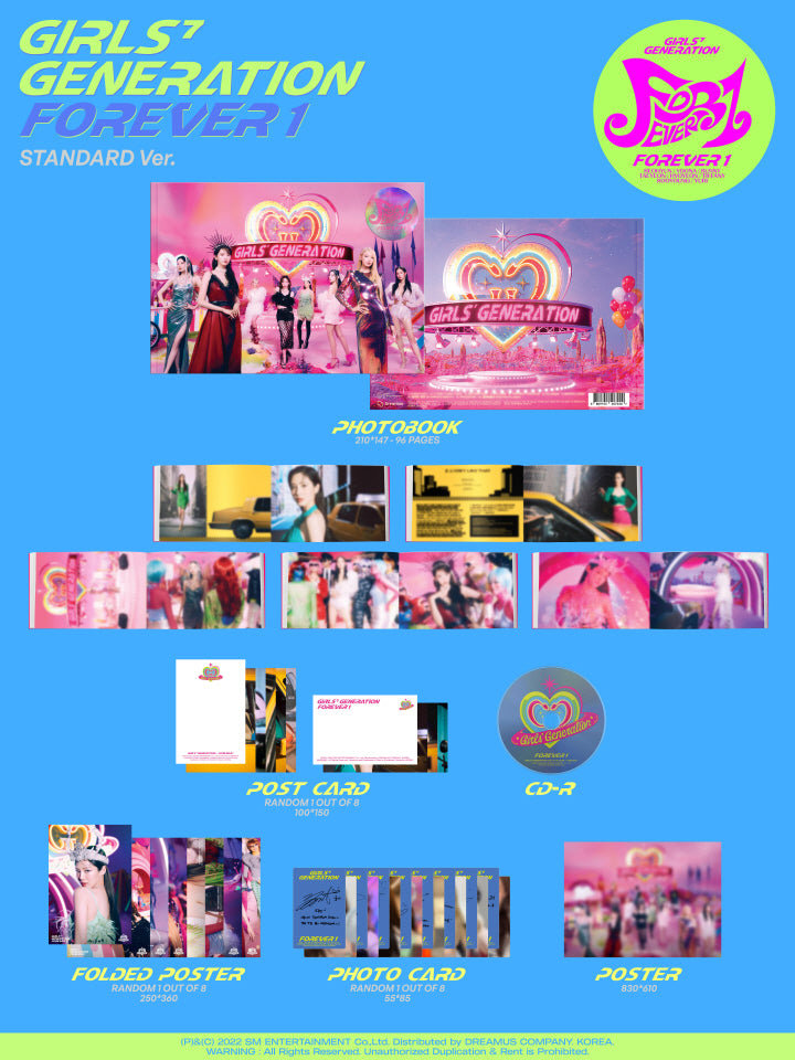 [SOLD OUT] 소녀시대 - 7집 [FOREVER 1] (STANDARD Ver.)