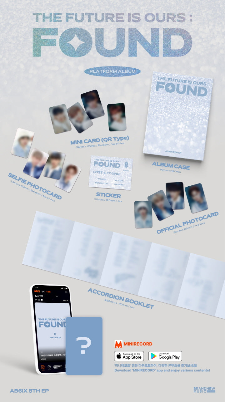 [B2B] AB6IX - 8TH EP [THE FUTURE IS OURS : FOUND] Platform Ver. / 에이비식스 (AB6IX) - 8TH EP [THE FUTURE IS OURS : FOUND] PLATFORM VER