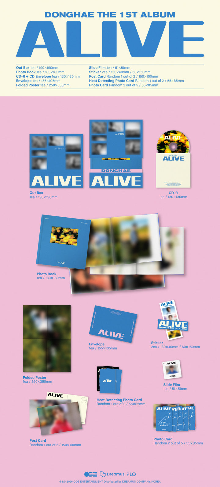 [SOLD OUT] [쇼핑몰]  동해 (DONGHAE) - 정규 1집 [ALIVE] (포토북 버전)