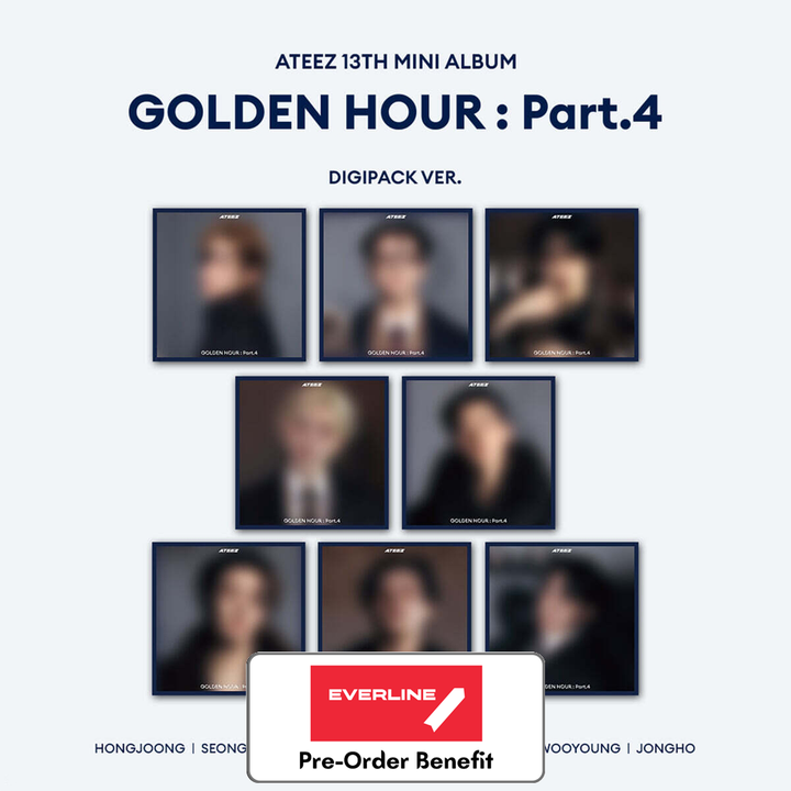 **[Pre-Order]  ATEEZ-GOLDEN HOUR : Part.4 (DIGIPACK VER.)(Random/SET)