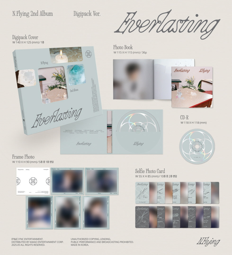 [B2B] N.Flying - Vol. 2 [Everlasting] (Digipack Ver.) / 엔플라잉 (N.Flying) - 2집 [Everlasting] (Digipack Ver.)