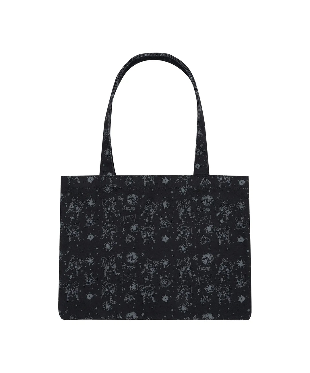 **QWER -Ames-Worldwide QWER CHARACTER SHOULDER BAG BLACK