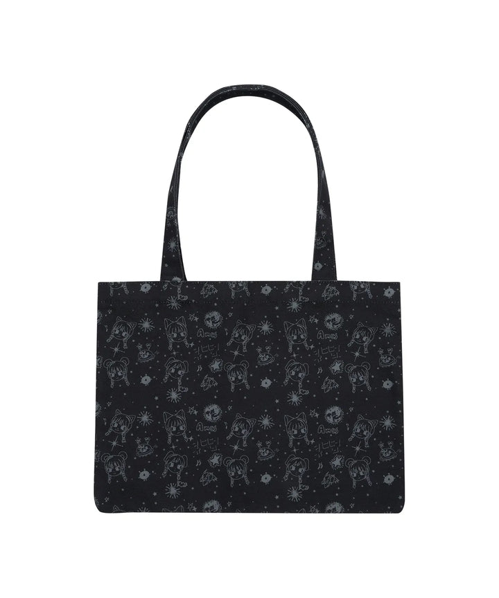 **QWER -Ames-Worldwide QWER CHARACTER SHOULDER BAG BLACK