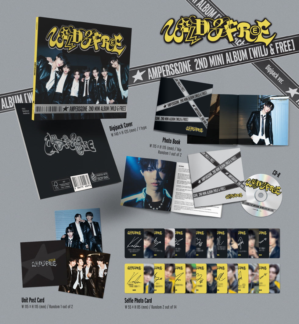 [SOLD OUT] 앰퍼샌드원 (AMPERS&amp;ONE) - 미니 2집 [WILD &amp; FREE] (Digipack ver.)