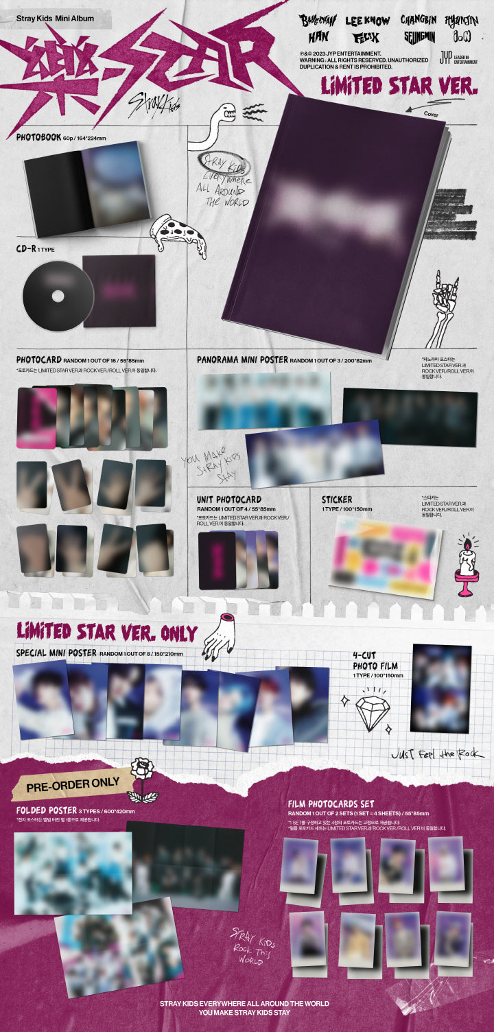 [SOLD OUT] 스트레이키즈 樂-STAR (LIMITED STAR VER.) (한정반)
