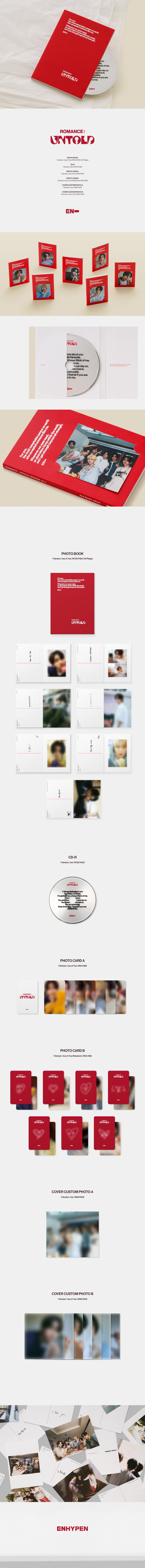 [SOLD OUT] 엔하이픈 (ENHYPEN) - ROMANCE : UNTOLD (ENGENE ver.)