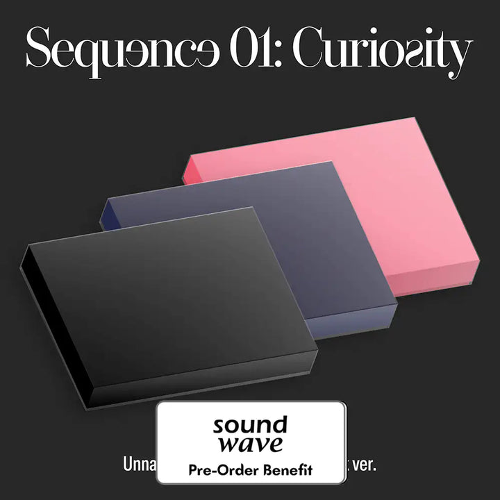 [Pre-Order] AND2BLE  - 1st Mini Alnum ‘Sequence 01: Curiosity’ (Unnatural ver. / Gazed ver. / Break ver.) + LuckyDraw Event(Choose Version)