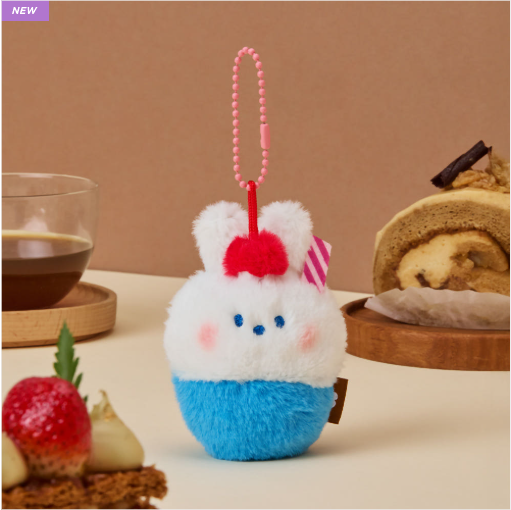 [Hallyu4U - Online Merch] LINE FRIENDS MININI Dessert Cafe KEYRING
