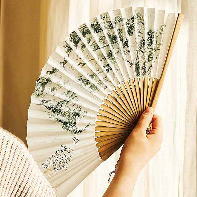 ** [Tradition] Traditional Folding Fan (Version Choose)