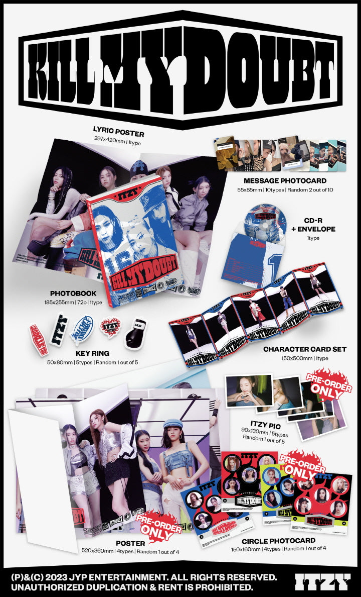 [SOLD OUT] 있지 (ITZY) - KILL MY DOUBT (LIMITED EDITION)