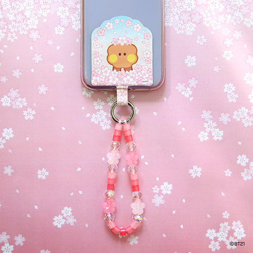 ** BT21 - Phone Tag Holder(Cherry Blossom)