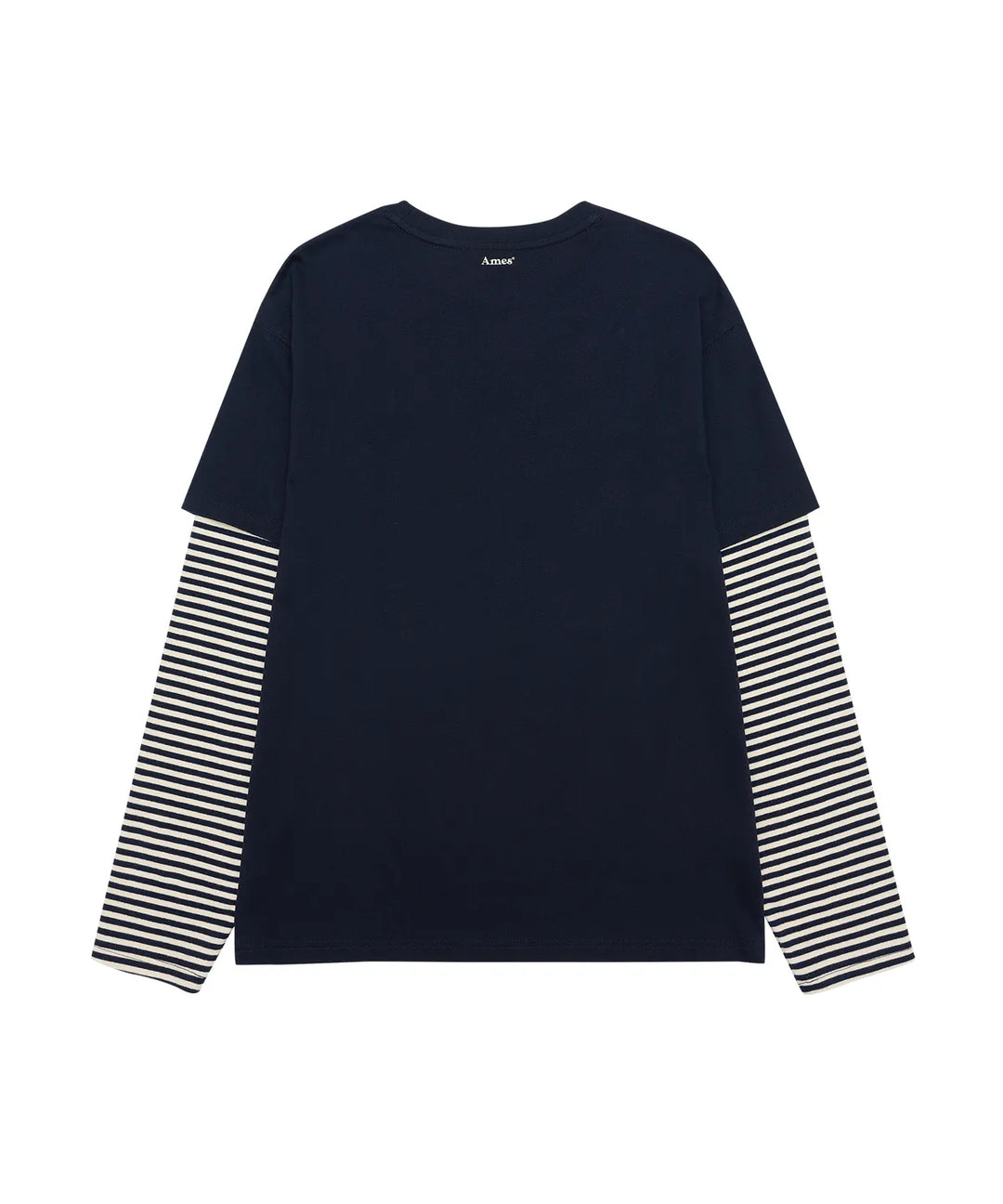 **QWER -Ames-Worldwide QWER NUMBERING LAYERED LS TEE NAVY