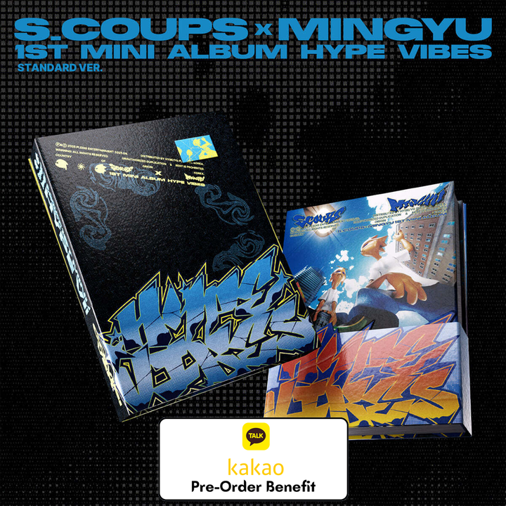 **[Pre-Order]  SEVENTEEN - S.COUPS x MINGYU - Mini 1 st "HYPE VIBES" +Pre-Order Benefit
