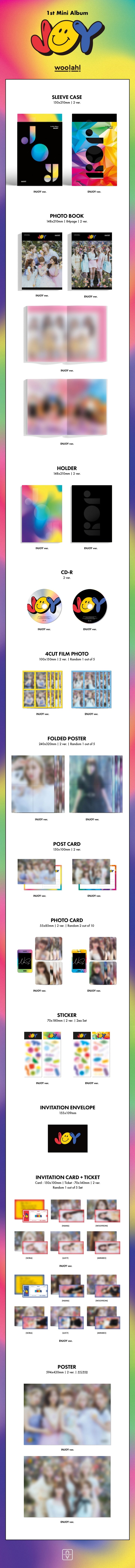 [SOLD OUT] woo!ah! (우아!) - JOY (1ST 미니앨범)