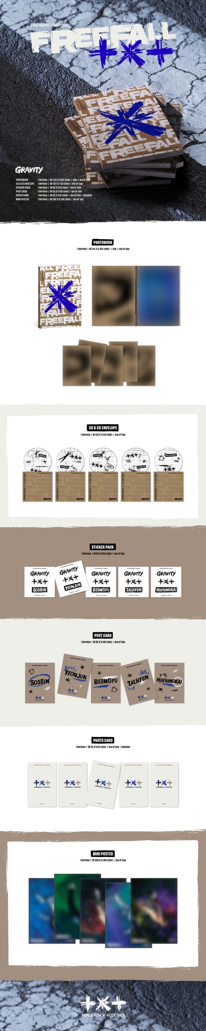 [SOLD OUT] 투모로우바이투게더 - 이름의 장: FREEFALL (GRAVITY Ver.)