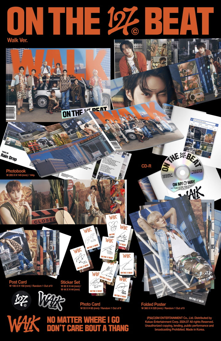 [B2B] NCT 127 (엔시티 127) - Vol. 6 [WALK] (Walk Ver.) / 엔시티 127 (NCT 127) - 정규 6집 [WALK] (Walk Ver.)