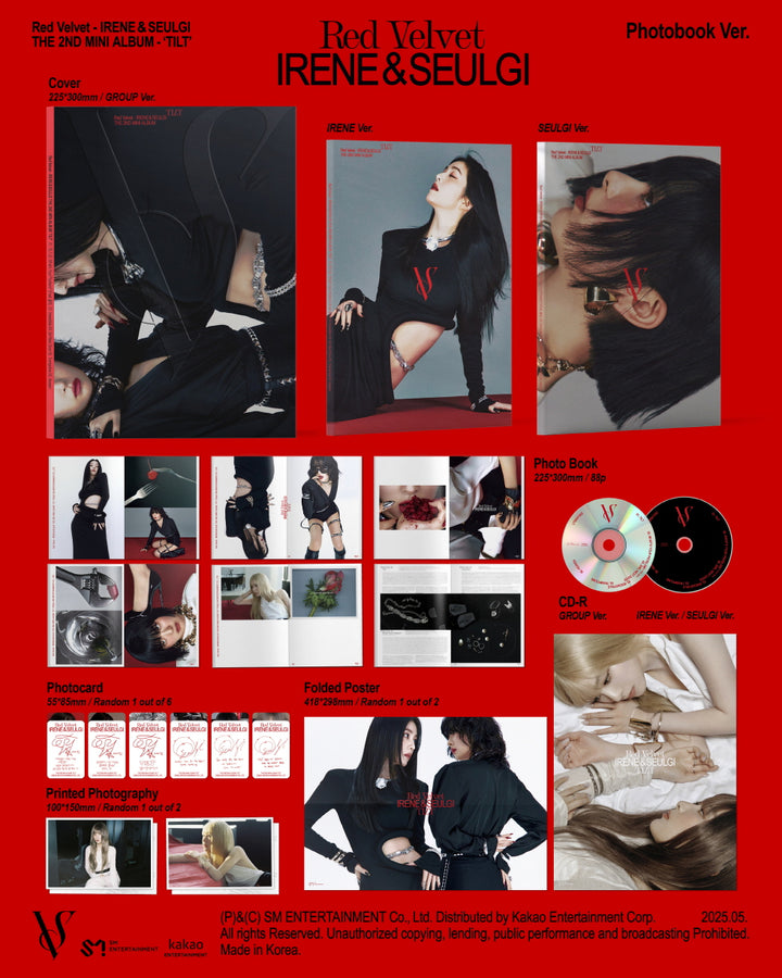 [SOLD OUT] 레드벨벳-아이린&amp;슬기 - 미니 2집 [TILT] (Photo Book Ver.)