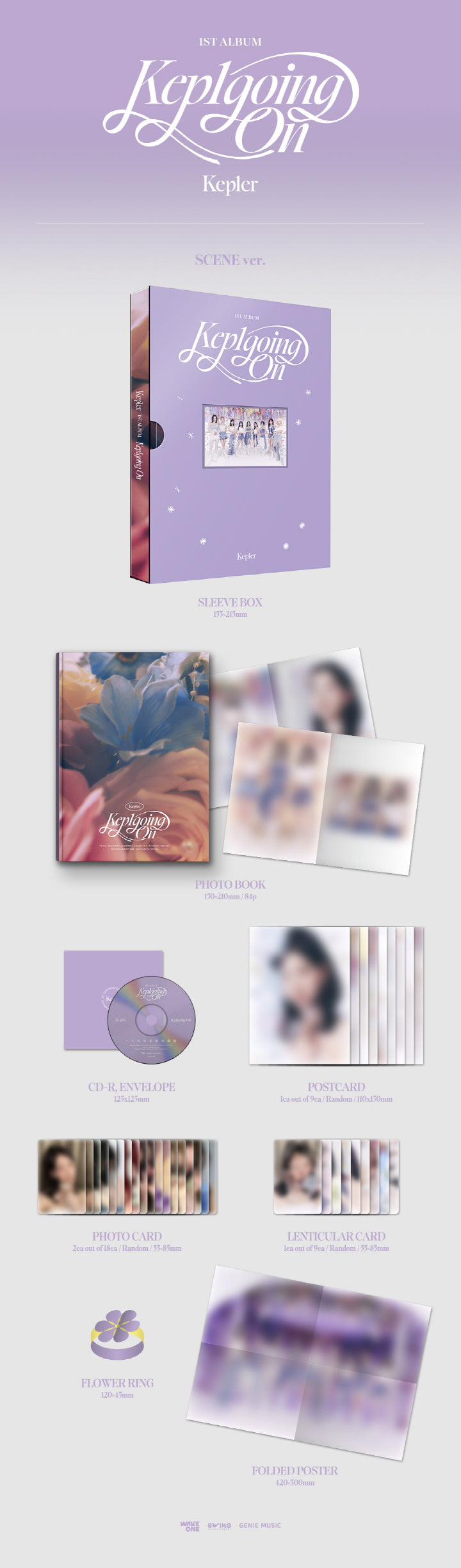 [B2B] KEP1ER - 1st Album [Kep1going On] / 케플러 (KEP1ER) - 1st Album [Kep1going On]