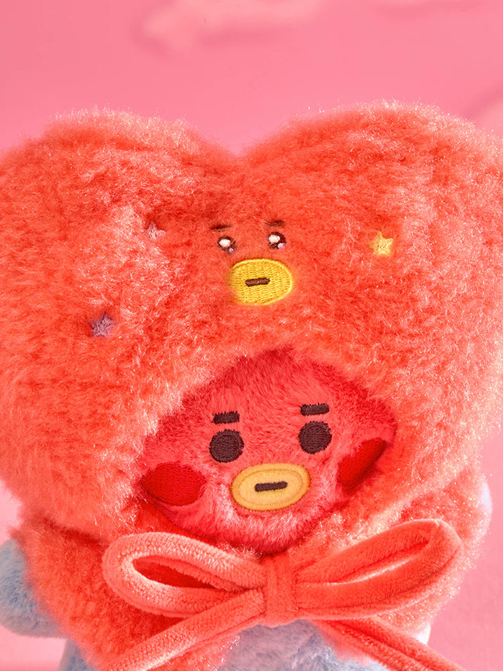 ** BT21 - Linefriendssquare The Journey Closet Star Core Hooded Cape  (Version Choose)